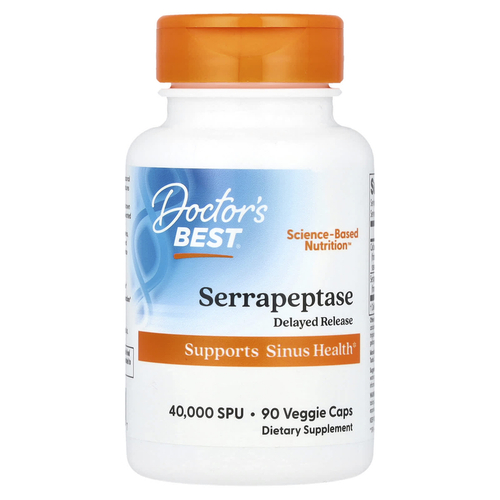 Doctor's Best, Serrapeptase, 90 caps.