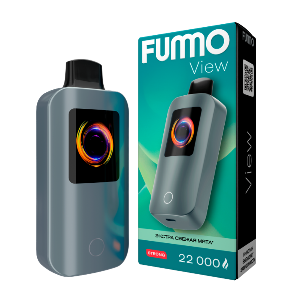 Одноразовая электронная сигарета Fummo View Strong 22000 - Экстра Свежая Мята (22000 затяжек) Одноразовая электронная сигарета Fummo View Strong 22000 - Экстра Свежая Мята (22000 затяжек)