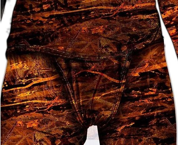 Гидрокостюм из лайкры Epsealon Rash Camo Brown Lycra