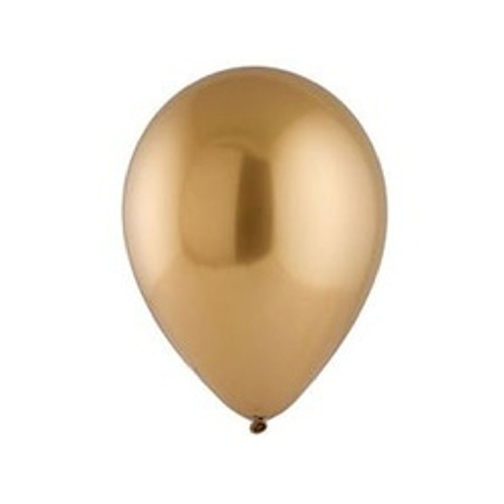 Шар (12"/30 см) Хром Сатин Gold Sateen 819 50 шт.
