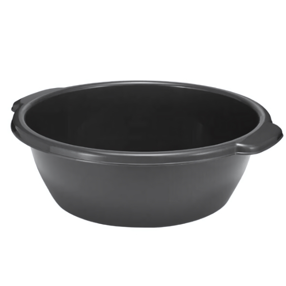 Таз овальный 17,5л (темно-серый)