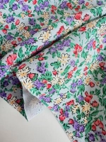 Ткань штапель для шитья 1 м плательная летняя вискозная