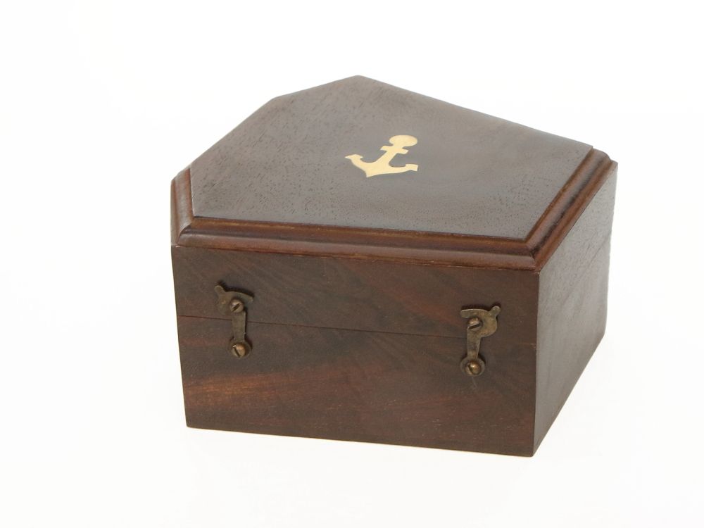 Nautical Морской секстант в деревянном футляре