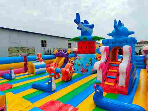 Коммерческий надувной батут «На морском дне 2», 20*10*8,5 м.