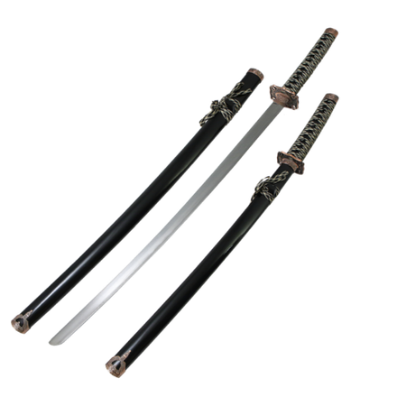 Armas Del Mundo Набор самурайских мечей, 2 шт. Черные ножны