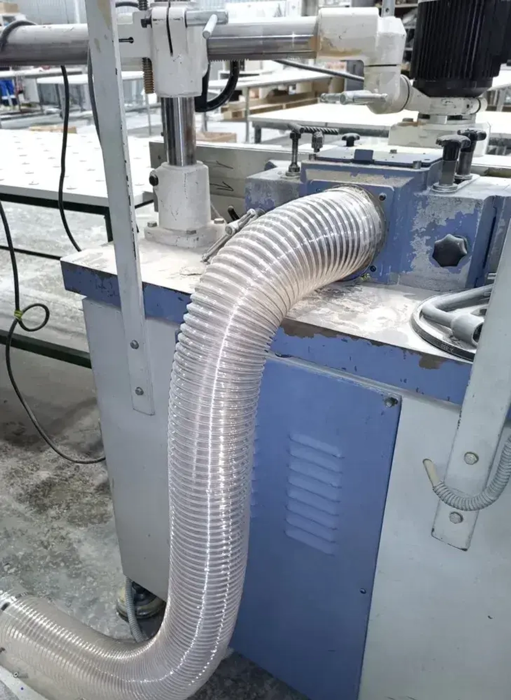 Воздуховод, шланг полиуретановый, армированный омедненной проволокой, шланг для аспирации и стружкоотсоса 100мм