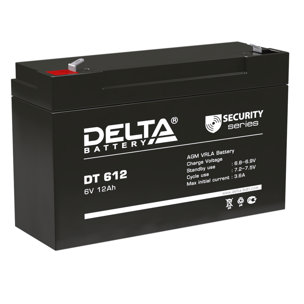 Аккумуляторные батареи DELTA DT 612