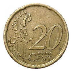 Испания 20 евроцентов 1999 год (Сервантес)