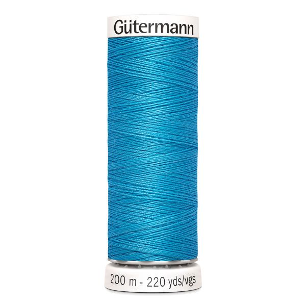 Нитки универсальные Gutermann Sew-all 100 (200 метров), 5 кат. | 197 лазурно-голубой