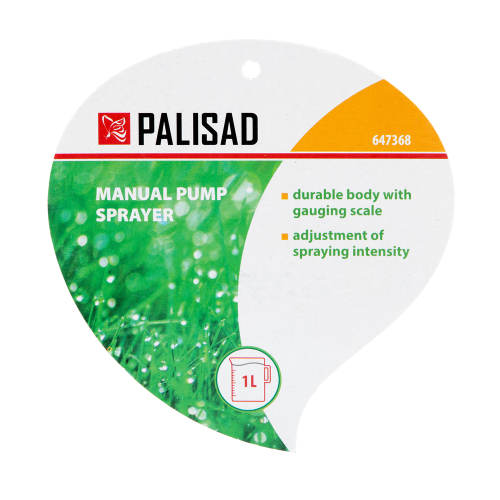 Опрыскиватель 1 л, ручной, с насосом Palisad