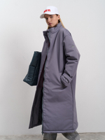 Пальто женское демисезонное "Ливерпуль" серый