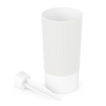 Ваза для цветов под срезку 31,5см "Версаль" с колышком (белый)