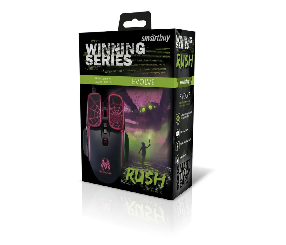 Мышь Smartbuy SBM-742G-K RUSH Winning (геймерская)
