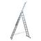 Лестница алюминиевая STAIRS трехсекционная 3x11 ступеней (AL311)