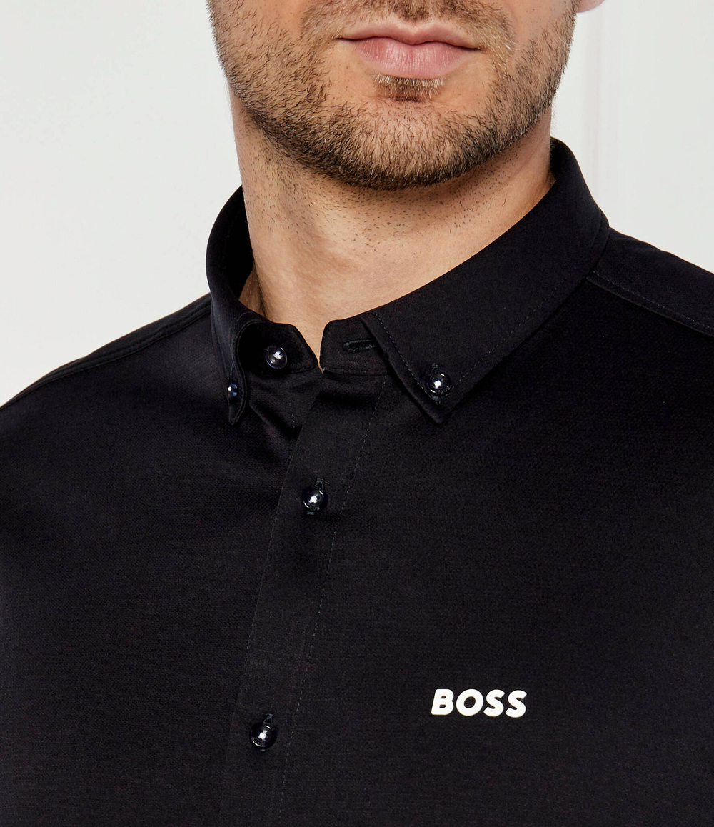 Рубашка MOTION BOSS GREEN - черный(50523296)