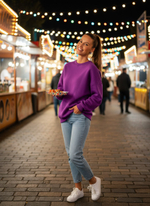 Свитшот женский оверсайз хлопок толстовка