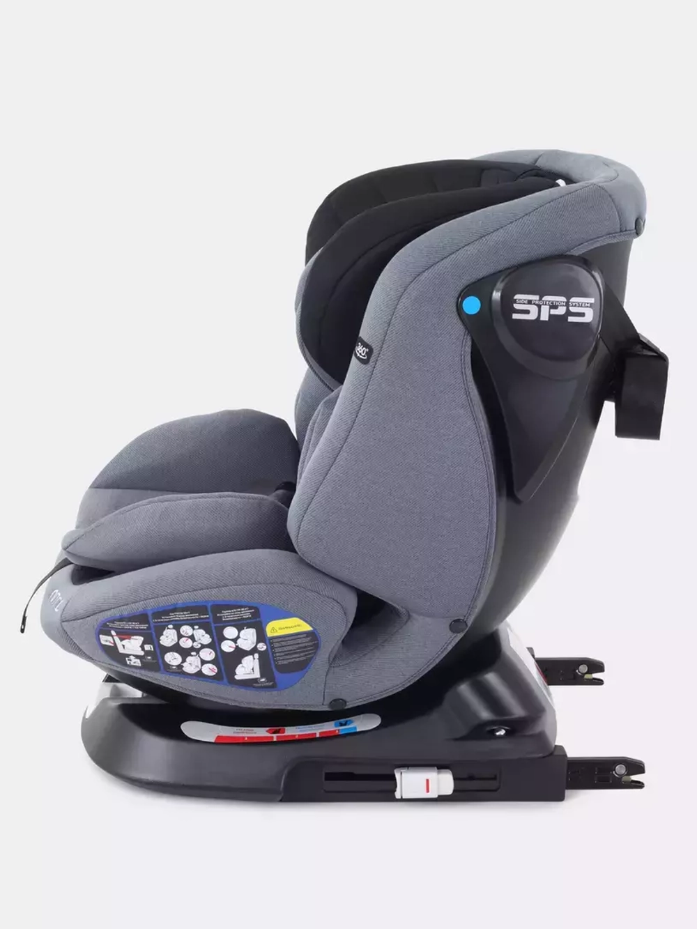 Автокресло Rant Nitro isofix 0/1/2/3 (0-36кг) Grey/Black