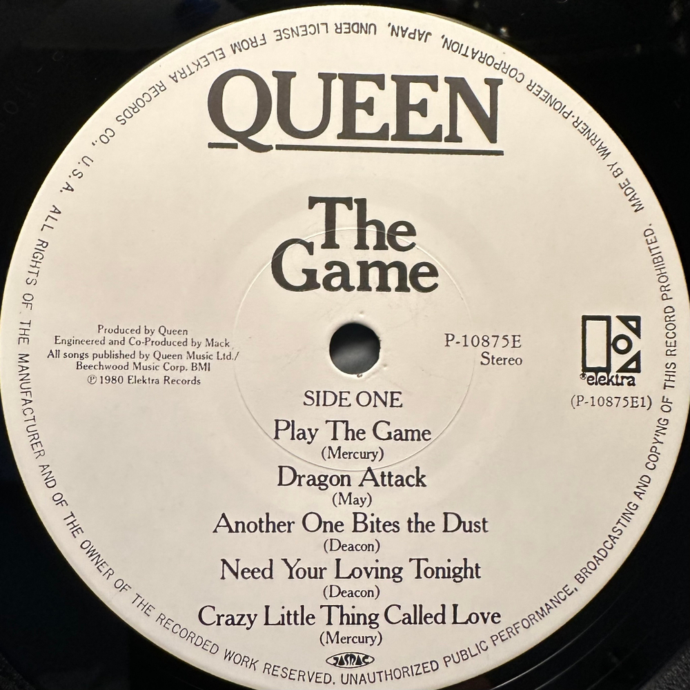 Queen - The Game (Япония 1980г.)