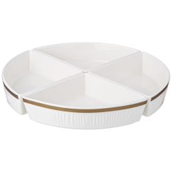 МЕНАЖНИЦА LEFARD "HERBAL" 4 СЕКЦИИ С ПЛАСТИК. КРЫШКОЙ НА ПОДСТАВКЕ (КОР=10ШТ.)