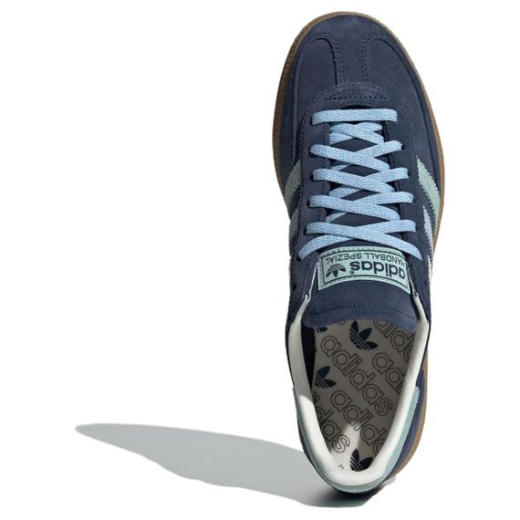 adidas originals HANDBALL SPEZIAL Кроссовки для скейтбординга Низкие Темно-синий/Светло-зеленый/Светло-синий/Сливочный Женские