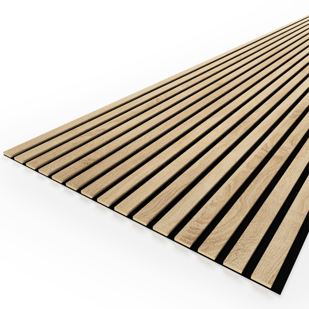 Панель Стеновая Акустическая Stella Comfort Standart Дуб Сонома 2780х600х9 (уп.1шт.)