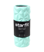 Ролик массажный FA-507, EVA/PP, средняя жесткость, 32,5x12,5 cм, мятный/серый