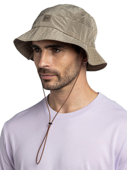 Панама Buff Go Bucket Hat Solid Tundra Khaki