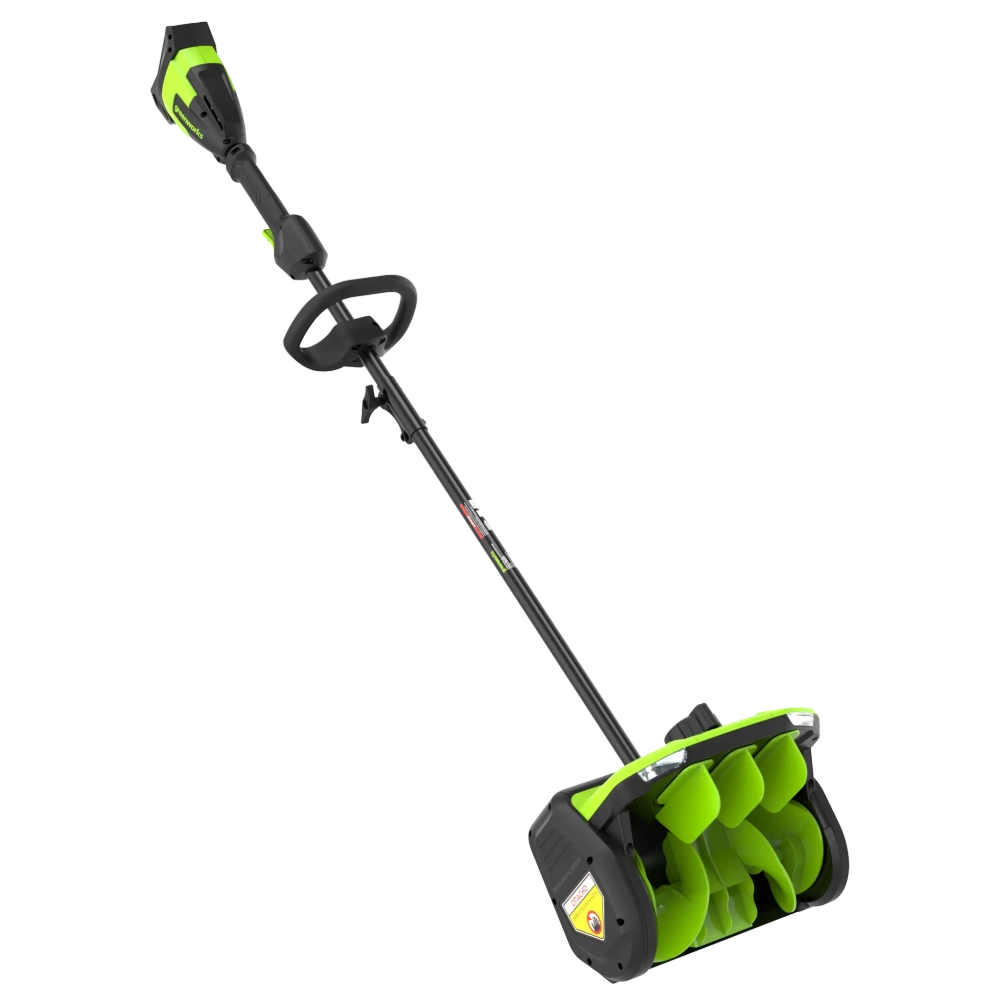 Greenworks GD40SS2 40В аккумуляторная снегоуборочная лопата (без АКБ и ЗУ) ковш 30 см, выброс 7.6 м 2603107