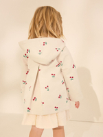 Плащ с капюшоном для девочки Next E25-134, Кремовый