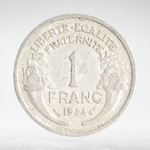 France, 1 Franc 1944, VF