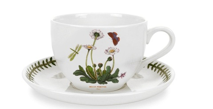 Portmeirion Чашка для завтрака Botanic Garden 500 мл с блюдцем Дейзи