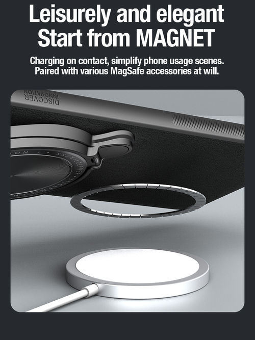 Чехол с вставками из кожи и MagSafe от Nillkin для Xiaomi 14 Ultra, серия CamShield Prop Leather Magnetic Case