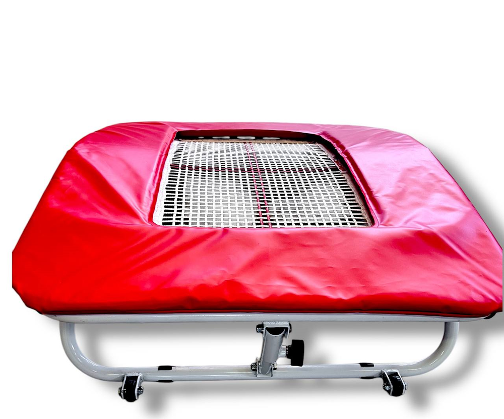 мост подкидной с плетеной батутной сеткой