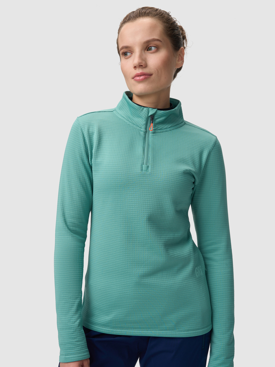 Лонгслив женский Винд зеленый