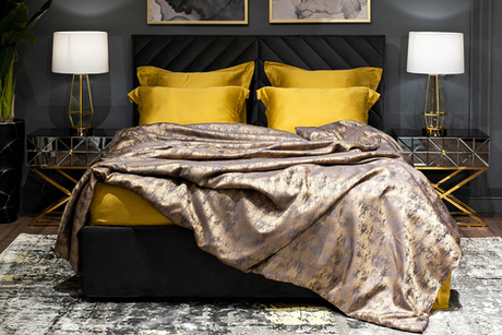 Покрывало 260x260 Garda Decor Houston золотое