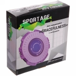 Диск вращающийся «Gracefulness» d- 30 см с эспандерами (нагрузка 13 кг), фиолетовый