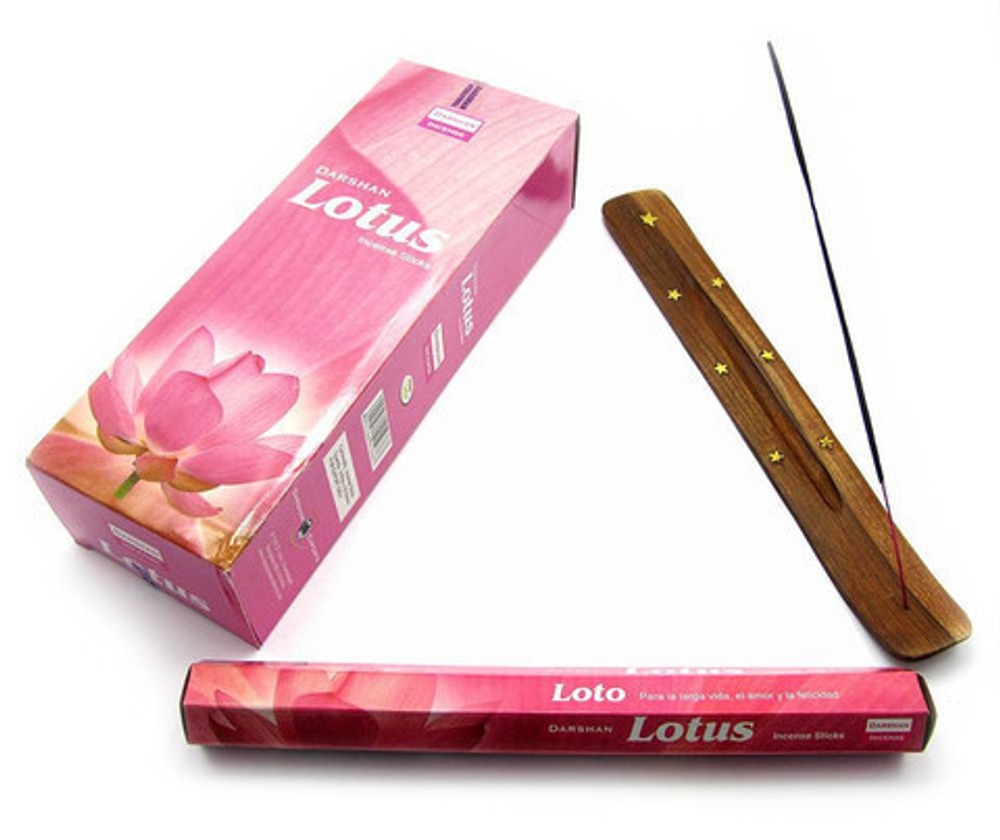 Darshan Lotus шестигранник Благовоние Лотос