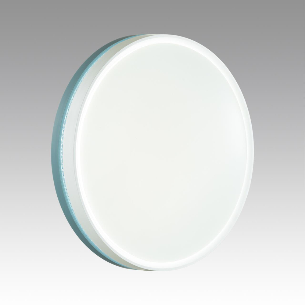 7669/EL COLOR SN 98 Светильник пластик/голубой LED 70Вт 3000-6000К D500 IP43 пульт ДУ NOHAVA BLUE
