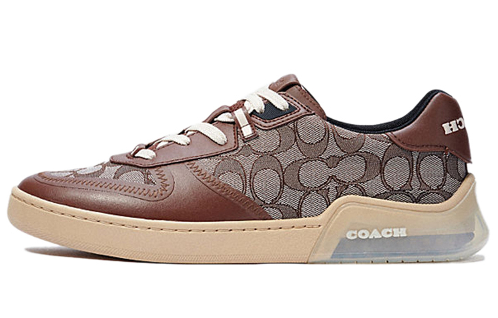 COACH Coach CitySole low-cut sports fashion sneakers men's brown