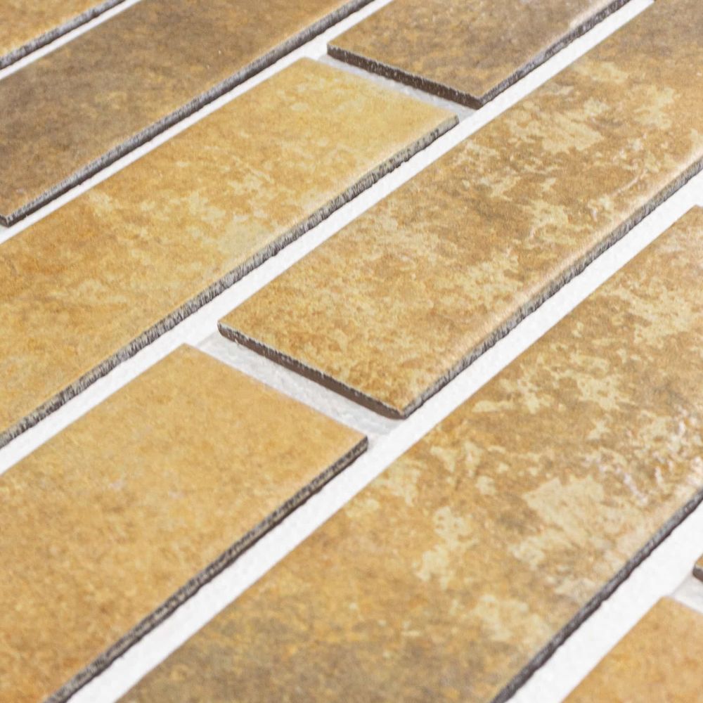 Клинкерная термопанель ППС Керамин Орегон 3 Темно-бежевый 1020х455 мм