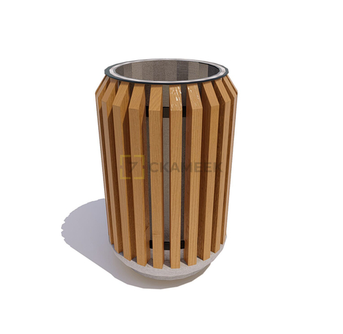 Урна с бетонным основанием «Бульвар»