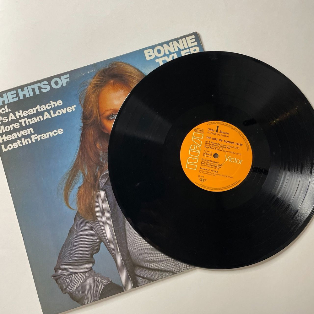 Винтажная виниловая пластинка LP Bonnie Tyler The Hits Of Bonnie Tyler (Germany 1978)
