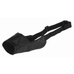 Намордник для собак Trixie Polyester, размер M-L, размер 3x12x19.5см., черный