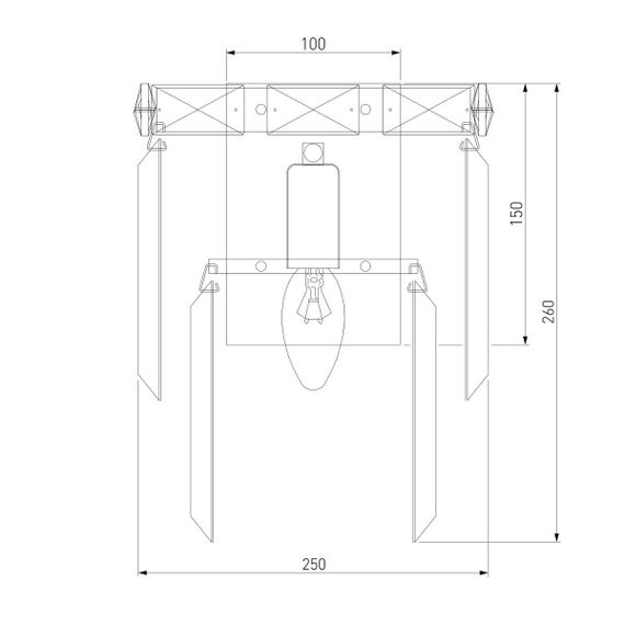 Настенный светильник Eurosvet Elegante 10130/1 хром/прозрачный хрусталь Strotskis