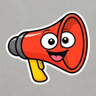 Рупор (2Д) - декор для фотосессий