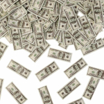 Хлопушка-конфетти «Денежный дождь из доллоров», 40 см