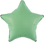 Шар (18''/46 см) Звезда, Мятный, Матовый, 1 шт.