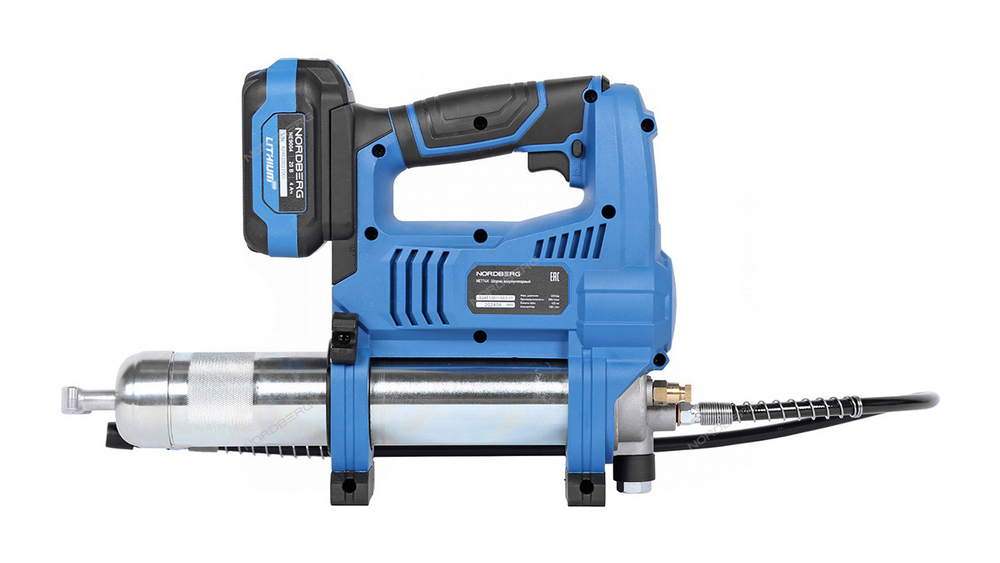 NORDBERG (NE774K) Шприц аккумуляторный для густой смазки, 420 мл