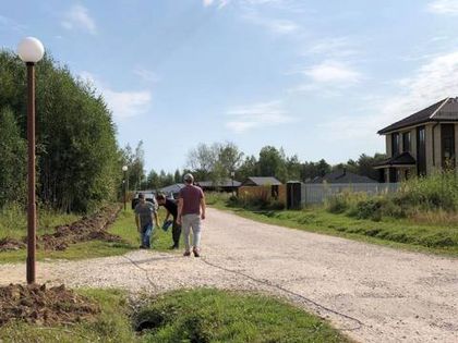 На территории «Романовского Парка» начался монтаж оптоволоконного кабеля