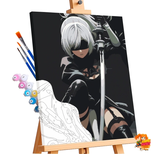 Картина по номерам NieR: Automata 2B